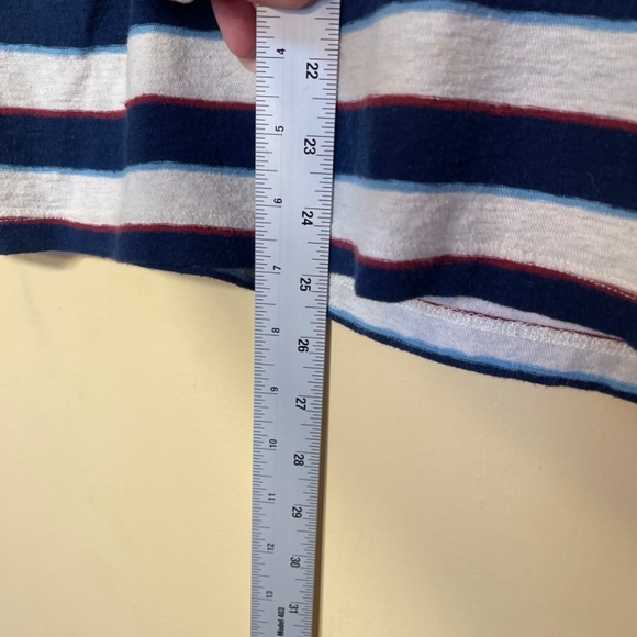 James Perse Navy and White Striped Top - Picture 4 of 7